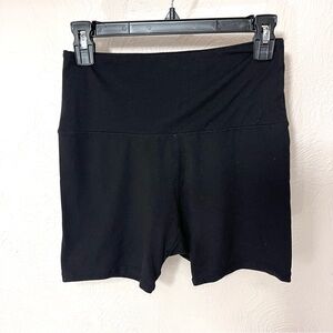SD Collection Black Bike Shorts High-Waisted Performance